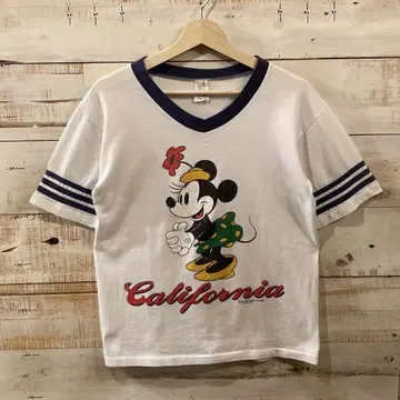 80년대 미니 링거 티셔츠 USA 미키 Disney Minnie