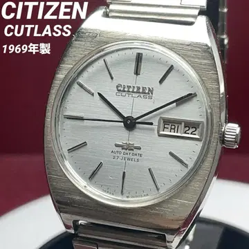 1969년제 고급 CITIZEN CUTLASS 오토매틱 27석 손목시계