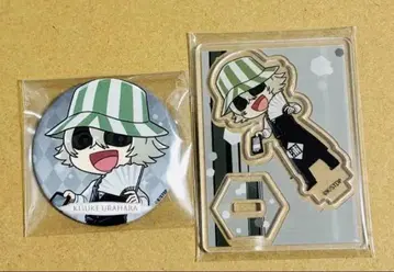 BLEACH CGC 콜라보 카페 우라하라 키스케 아크릴 스탠드 캔뱃지