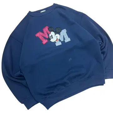 90s USA제 미키 MICKEY&CO 자수 맨투맨