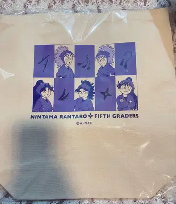 닌타마 란타로 캔버스 토트백 5학년