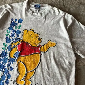 빈티지 90's Pooh 디즈니 곰돌이 푸 프린트 티셔츠