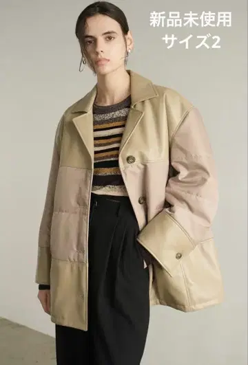 CLANE LEATHER SWITCHING OVER JACKET