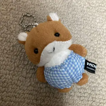 레어 레트로 피크닉 월드 햄스터 봉제 인형 마스코트