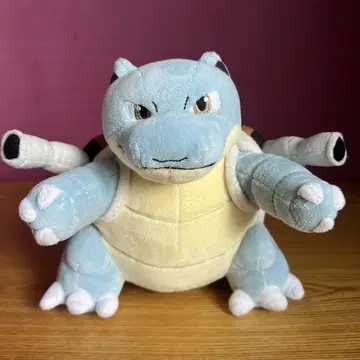 거북왕 봉제 인형 약 30cm 스카이블루
