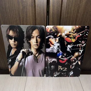 B'z 메탈 아트 간판 포스터 2매 세트 락