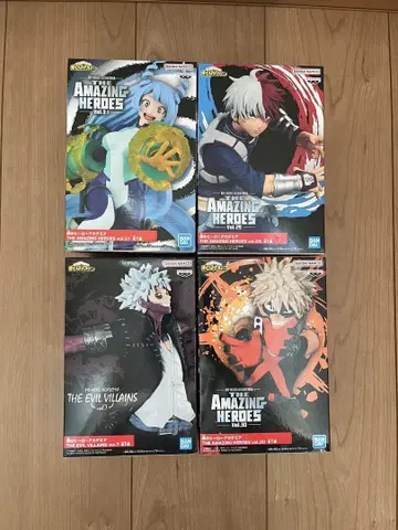 Amazing Heroes 4체 세트 나의 히어로 아카데미아