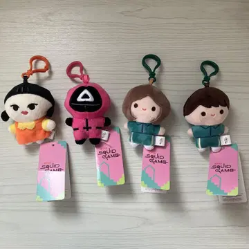 오징어 게임 마스코트 키링 세트