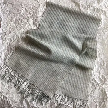 미니 스톨 (남녀 공용) (C) / 손으로 짠 쪽 염색, 초목 염색