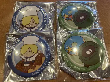 ONE PIECE SANJI NO OYATSU 캔뱃지 도넛 상디