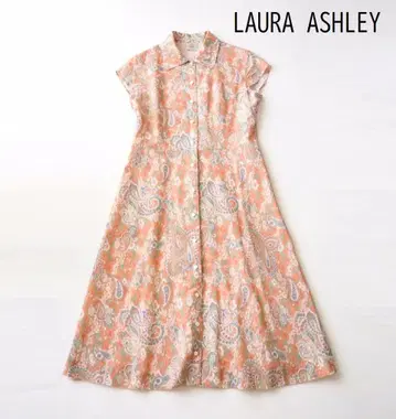 LAURA ASHLEY 로라 애슐리 페이즐리 무늬 반팔 원피스 13