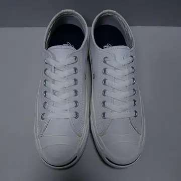 CONVERSE 컨버스 JackPurcell 잭퍼셀 화이트 가죽 22.5