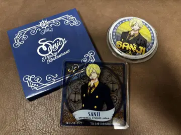 ONEPIECE USJ 캔뱃지+코스터 상디
