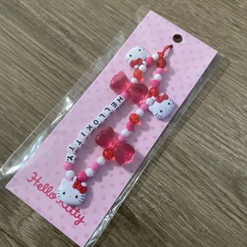 산리오 헬로키티 비즈 스트랩 (나만의 데코 백)