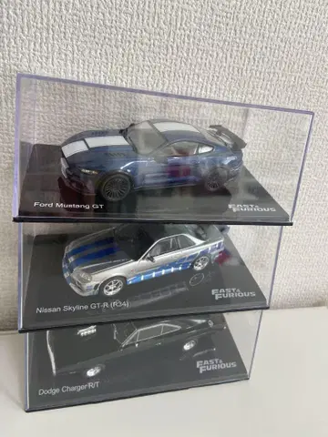 데아고스티니 와일드 스피드 1/43 스케일 미니카 3대 세트