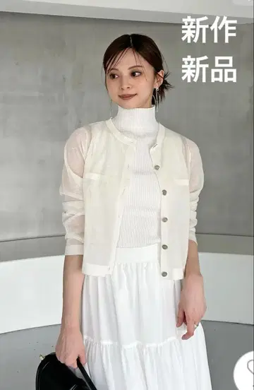 신상 택 포함 새상품 스나이델 메탈 버튼 시어 가디건