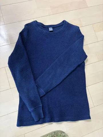 markaware 네이비 와플 니트