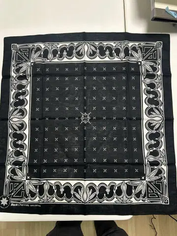 Back Channel 100% COTTON 블랙 반다나