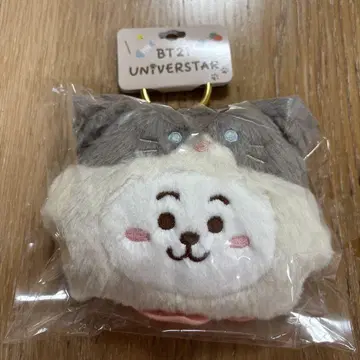 BT21 CAT DAY 봉제 인형 패스 케이스 RJ