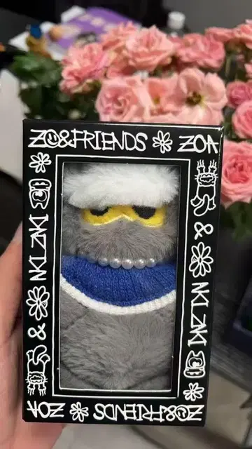 ZO&FRIENDS ZOA 봉제 인형 키링