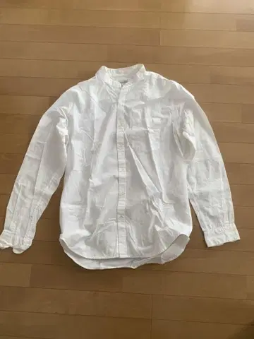 steven alan 밴드 카라 셔츠 긴팔 M 화이트 스티브 아란