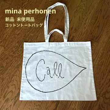 mina perhonen/미나 페르호넨/새상품/코튼 토트백