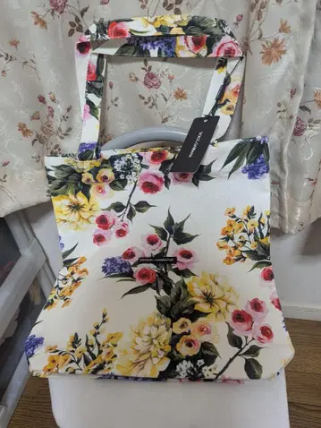 돌체앤가바나 토트백 Flower 프린트