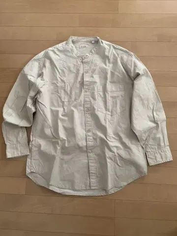 steven alan 밴딩 셔츠 긴팔 S 베이지 스티브아란