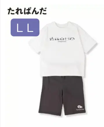 타레판다 룸웨어 T셔츠 하프 팬츠 LL 파자마