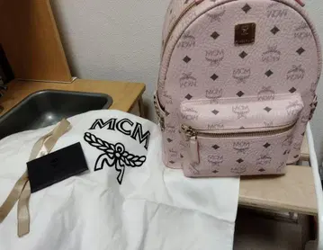 MCM 핑크 백팩