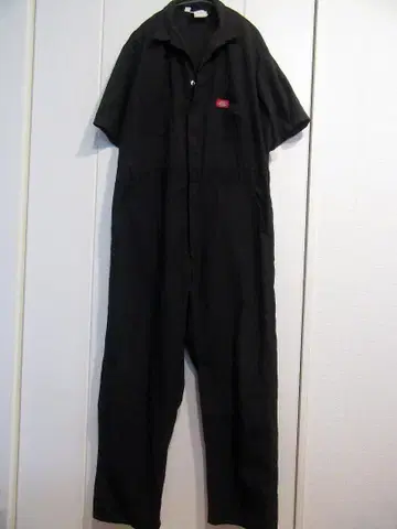 90s 수입 Dickies 반팔 오버롤 블랙 넉넉한 L 사이즈