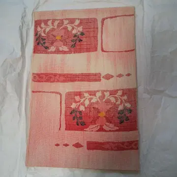 ( 새상품급 ) 나고야 오비 꽃무늬 핑크 계열
