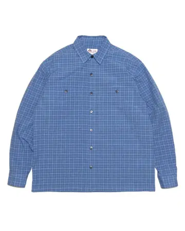 CTC STORE GRAPH CHECK SHIRT/blue/XL