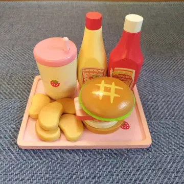 요리 장난감 세트 햄버거와 감자