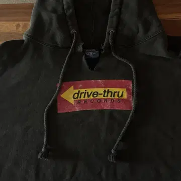 Drive thru record vintage hoodie 90s