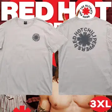 Red Hot Chili Peppers [Logo] 프린트 T셔츠 3XL