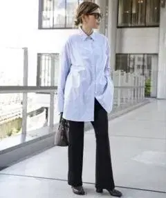 EVERYDAY I LIKE. Oversized Oxford Shirt