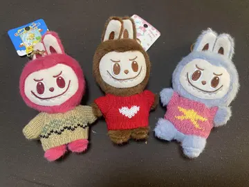 토끼 봉제 인형 3체 세트