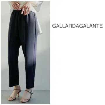 새상품급 갈리아르다갈란테 허리밴딩 사이드 슬릿 테이퍼드 팬츠 0