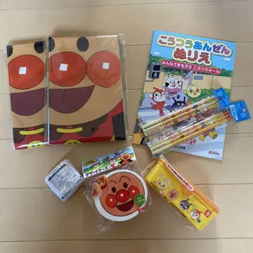 호빵맨 문구 세트 간식 케이스