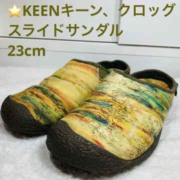 KEEN 킨, 크로그 슬라이드 샌들 23cm