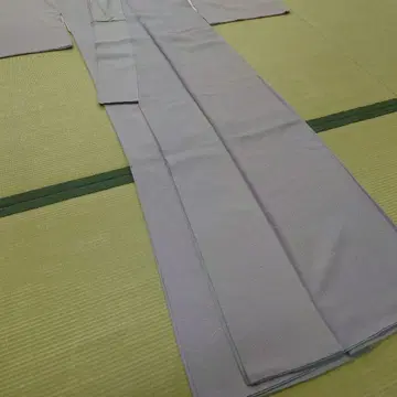 맞춤형 그러데이션 염색 무지 순수 실크 이중 기모노 창작품