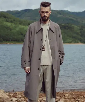 [ LIDNM ] BALMACAAN COCOON COAT 20aw
