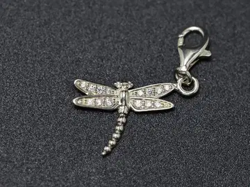 ThomasSabo 토마스사보 참 SV925 잠자리 클리어 스톤
