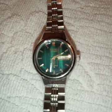 세이코 SEIKO 조이풀 21석 그린 2706 여성용 손목시계