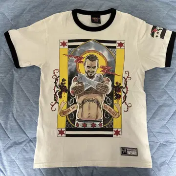 WWE CM PUNK CM 펑크 링거 T 프로레슬링 티셔츠 구제 의류