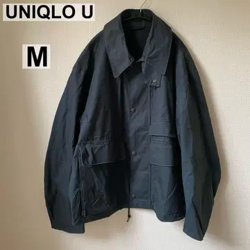 [새상품급] 유니클로 U 유틸리티 숏 블루종 67 블루 M 사이즈