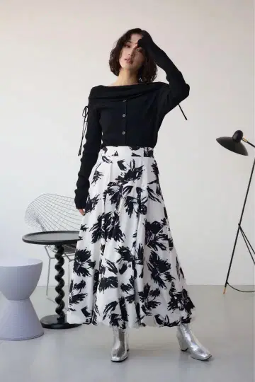 AZUL by moussy 볼륨 벌룬 스커트