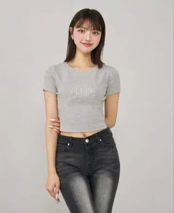 다리치 샤이니 DD 로고 컴팩트 티셔츠 darich 그레이