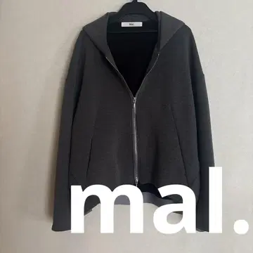 mal. 본딩 후드티 차콜